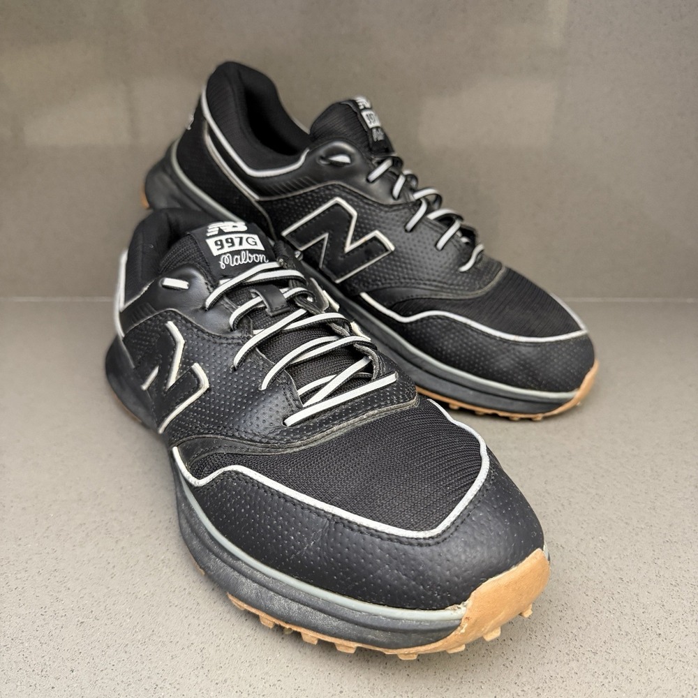 New Balance Malbon x 997G Size 11 Golf Shoes Black NBG997GBK Men's